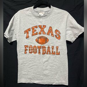 Gray Texas Football Kids T-Shirt